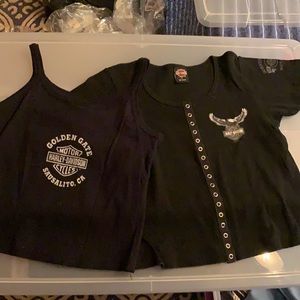 Harley Davidson set of 2 T-shirts